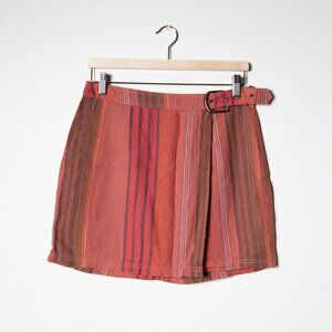 Urban Outfitters Striped Wrap Skirt - M